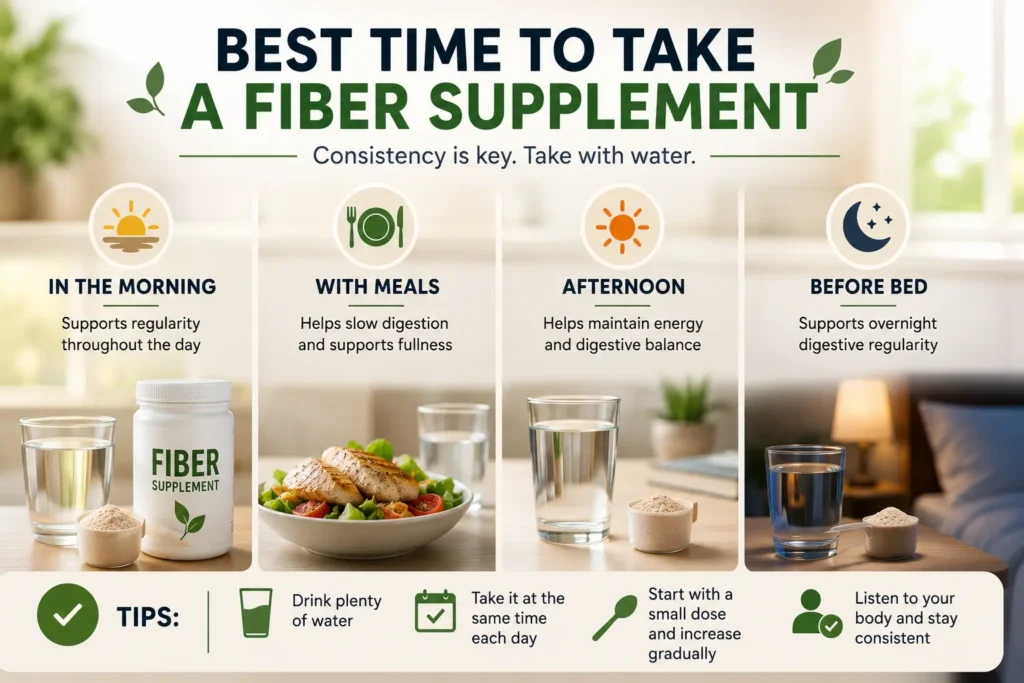Best Time to Take a Fiber Supplement