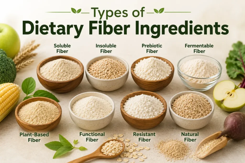 Types of Dietary Fiber Ingredients