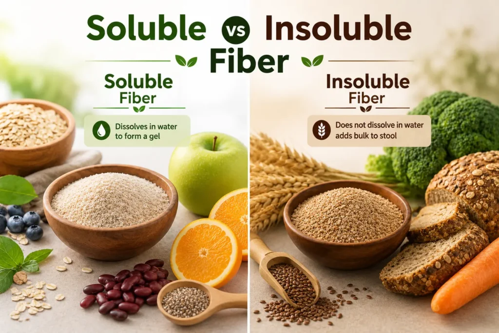 Soluble vs Insoluble Fiber