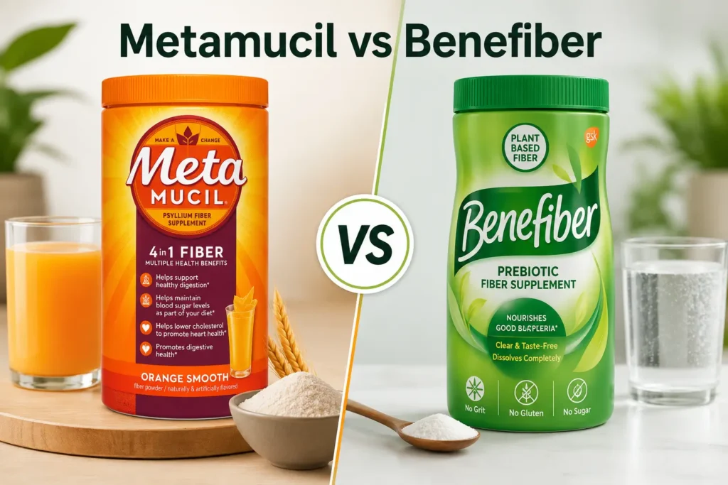 Metamucil vs Benefiber