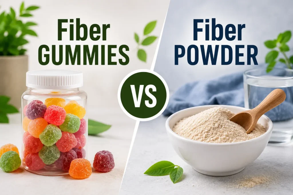 Fiber Gummies vs Fiber Powder