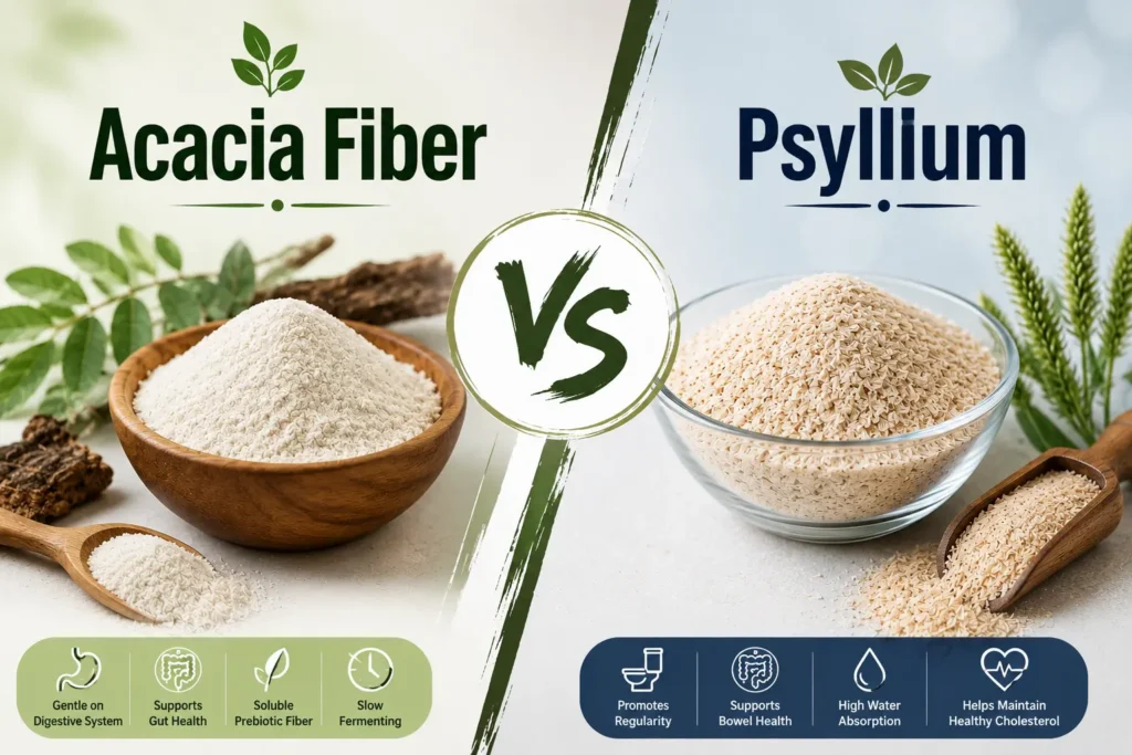Acacia Fiber vs Psyllium