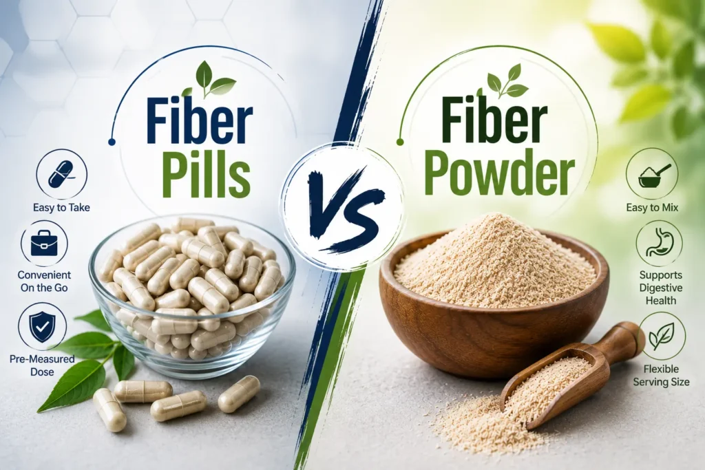 Fiber Pills vs Fiber Powder